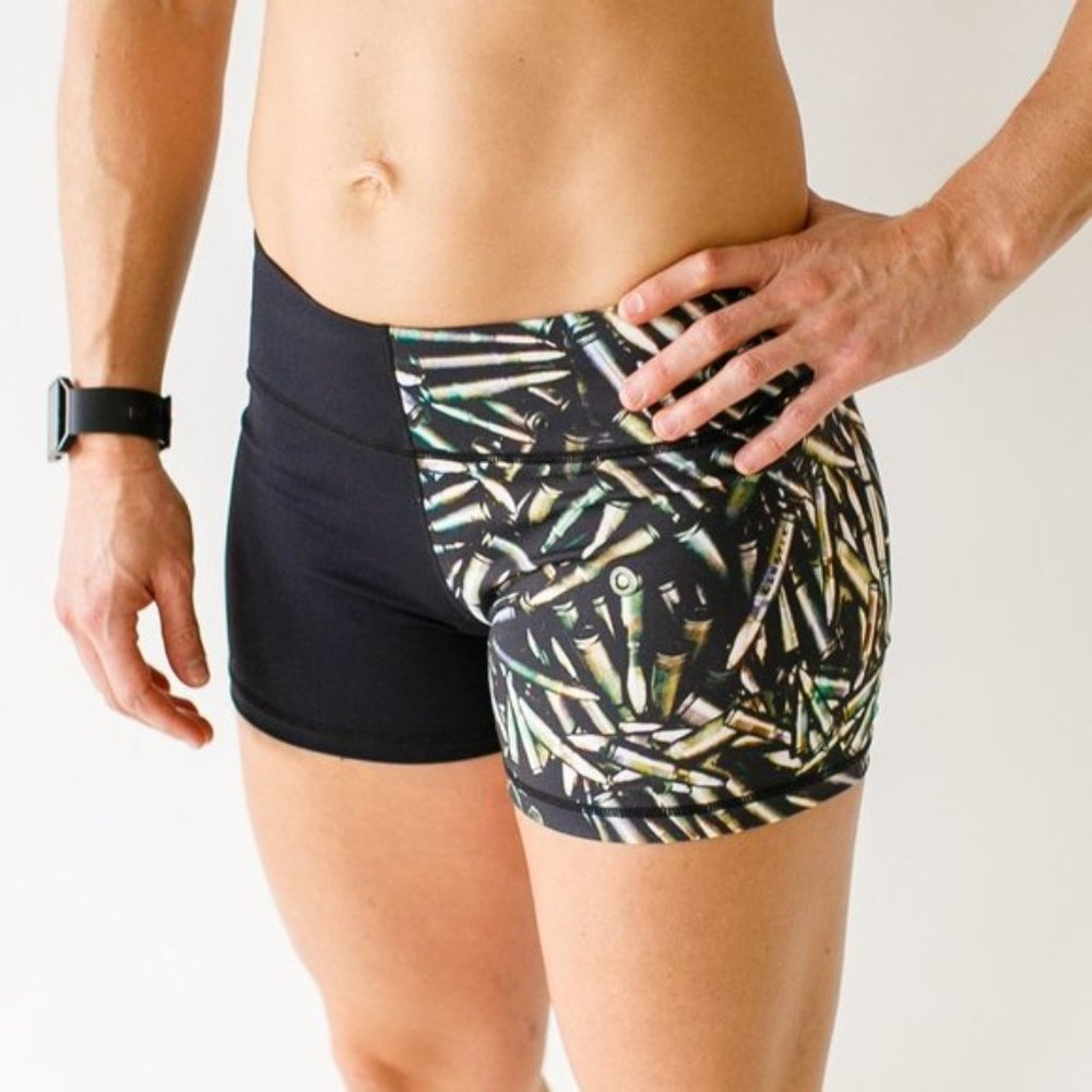 Born Primitive Double Take Booty Shorts AMRAP Rifle Cartridges